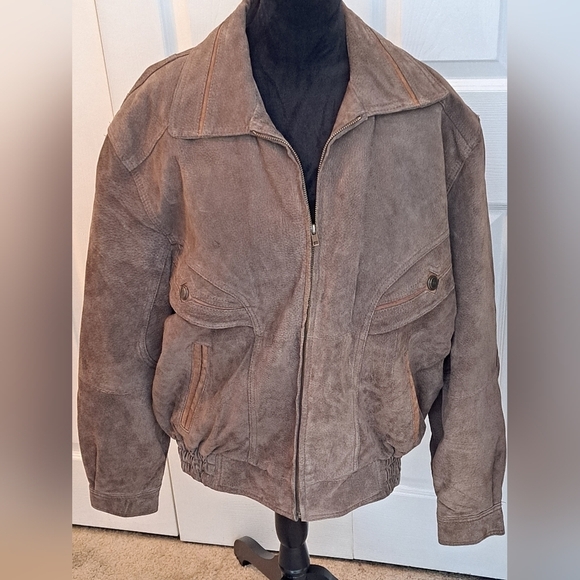 Genuine Suede Charles Klein Jacket   Size M - Picture 1 of 13